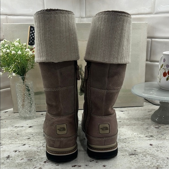 North face Snowtropolis Women's Tan Lace-Up Boots - Picture 10 of 16